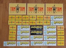 Adesivi vintage Radio LatteMiele e TAM TAM Network anni '90/2000