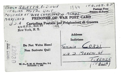 1944 cartolina postale s - 1944,