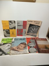 Riviste Lavori all'uncinetto anni 50-60, LEGGI BENE