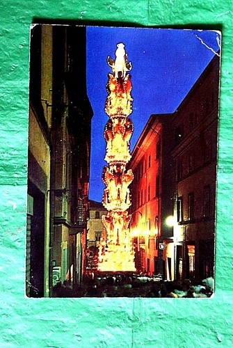 Cartolina viterbo macchina - cartolina,