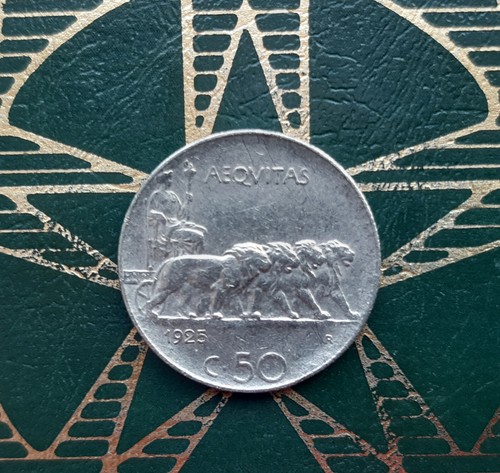 50 centesimi 1925 - 50,