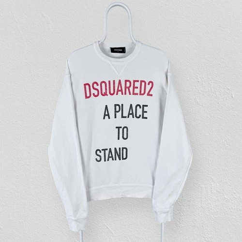 Felpa bianca dsquared2 - bianca, un