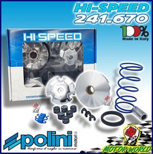 POLINI 241.670 KIT VARIATORE HI-SPEED YAMAHA AEROX 50 2T H2O dal 2004