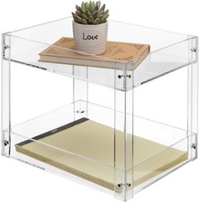 2-Tier Modern Style Clear