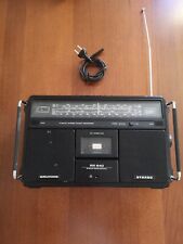 Grundig RR640 Radio Stereo Lettore Cassette Vintage Boombox NON FUNZIONANTE 