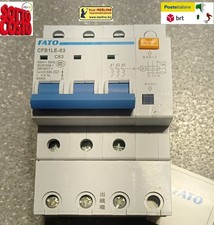 INTERRUTTORE MAGNETOTERMICO DIFFERENZIALE TRIFASE 3 POLI FATO CFB1LE - 63 A -