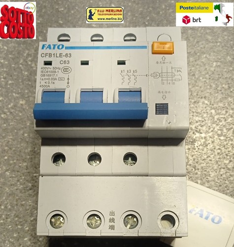 Interruttore magnetotermico - interruttore,