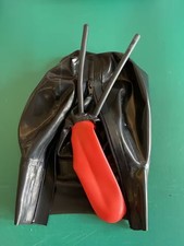 Latex Hoods Mask Micro Holes Perforated Eye Nose Breathing Tube Mouth sheath