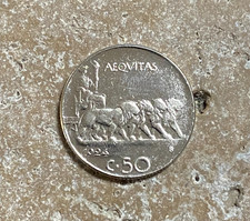 50 centesimi 1924 Leoni VEIII