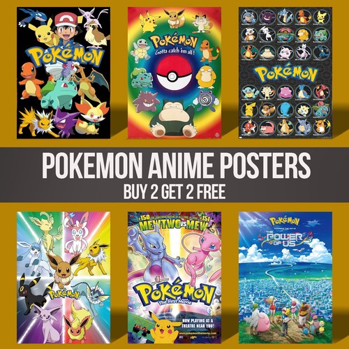 Poster film pokemon anime - pokemon,