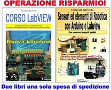 CORSO LABVIEW ELEMENTI ROBOTICA CON ARDUINO PROGETTI PRATICI SCHEDA VM 110 ECC