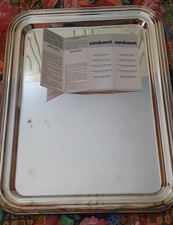 argento 800 vassoio 50 X 39 cm. 