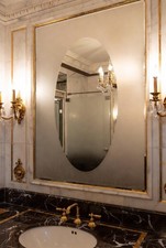 Specchio ovale defogger bagno