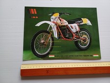 Ancillotti CH2 Lamellare 125 Six Days Replica 1980 enduro depliant originale