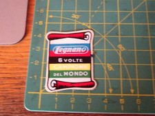 ADESIVO VINTAGE STICKER kleber  BICI BIKE LEGNANO 6 VOLTE CAMPIONE DEL MONDO 