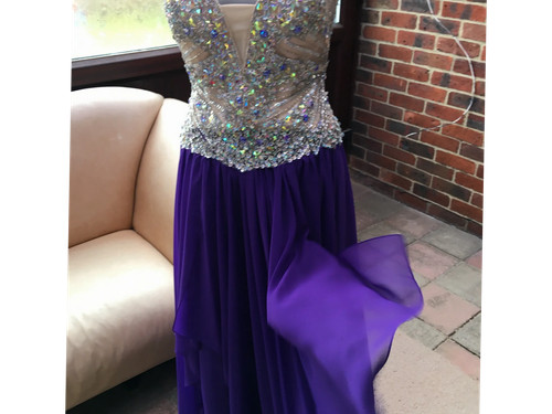 Abito jovani rosa cipria 12 - jovani, uk