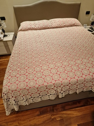 Coperta uncinetto fatta mano - coperta, a