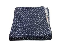 Pochette seta blu scuro fantasia uomo silk made italy