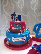 Torta finta Paw Patrol