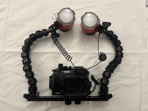 Set completo fotosub canon g7x - set,