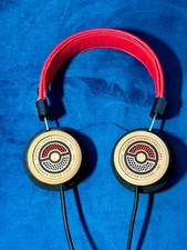 Pokémon × Grado Labs Cuffie Poké Ball (Legno con Fascia Rossa) - Rare