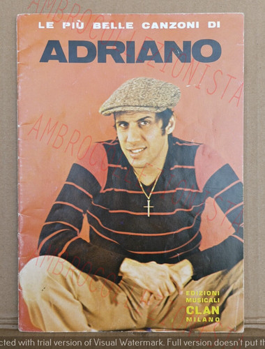 Spartito musicale adriano - spartito,