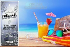 PRO TAN BLACK TANNING LOTION LOZIONE AUTOABBRONZANTE LETTINO SOLARE 22ML
