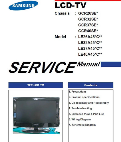 Samsung manuale servizio - samsung, di