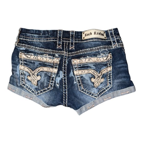 Pantaloncini denim rock - pantaloncini,