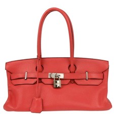 Borsa Hermes Birkin Jpg Clemence borsa a mano in pelle rossa autentica