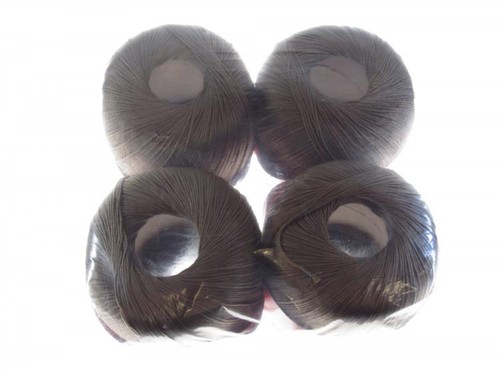 Gomitoli 100 cotone marrone - 100%,