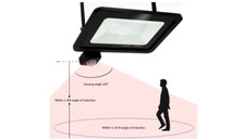 FARO LED CON SENSORE DI