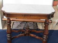 Console antica in noce piano