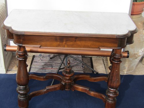 Console antica noce piano - console,