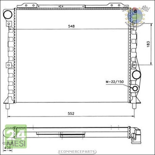 Radiatore acqua nrf per - nrf,