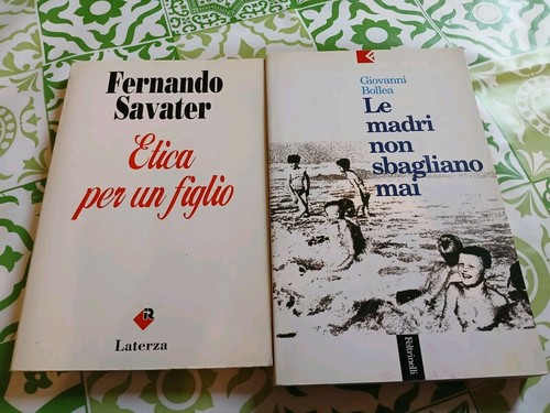 Etica per figlio savater - un, f.
