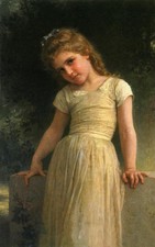 Fine quadro olio Bouguereau -