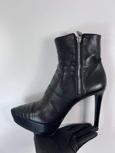 Stivaletti prada neri pelle - prada,