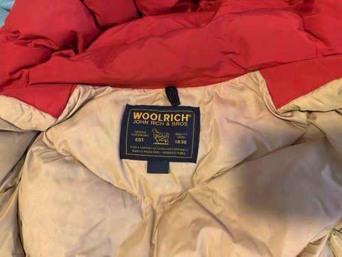 Woolrich piumino corto rosso - piumino,