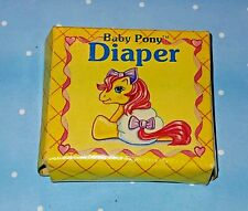 Pannolino neonato My Little Pony vintage anni 80 con scatola #3