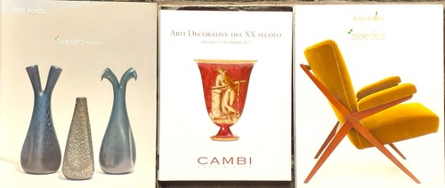 Tre cataloghi aste - tre,