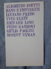 Alighiero Boetti Invito