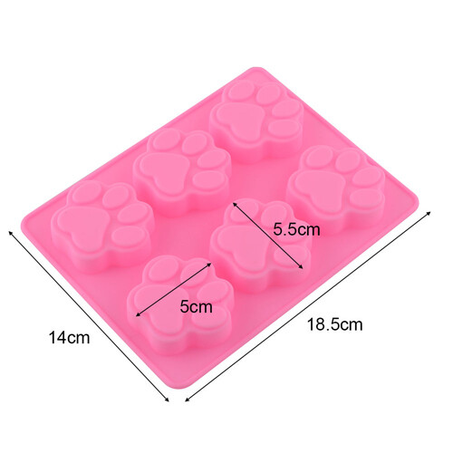 Stampo silicone zampa cane - silicone,