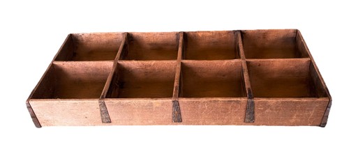 Antico vassoio diviso legno - vassoio,