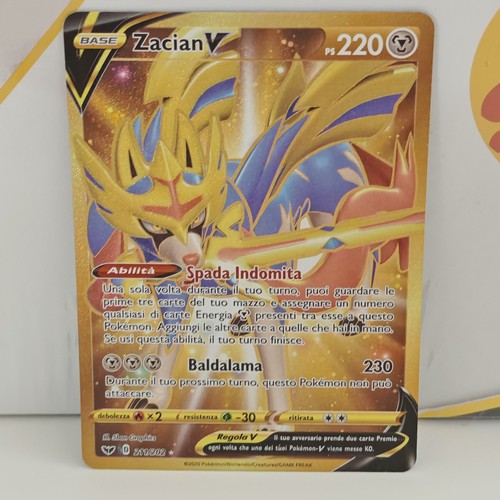 Zacian gold shiny 211 202 - v,