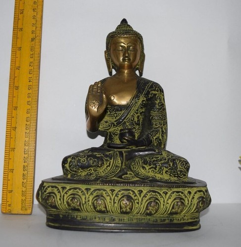 Statua buddha che - statua, ottone