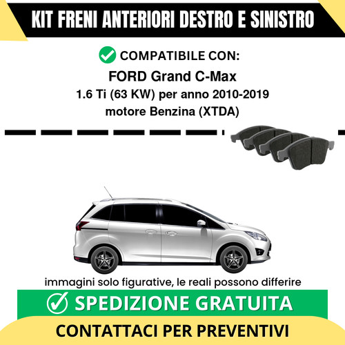 Pastiglie freno anteriori per - pastiglie,