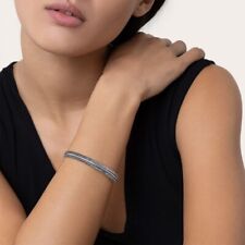 BIGIOTTERIA DONNA VESTOPAZZO BRACCIALE BANGLE APERTO  PLACCATO ARGENTO LO10201