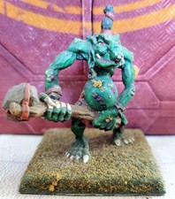 Warhammer Fantasy Marauder Troll con Mazza di Pietra Vintage MM40/3 Cittadella Metallo