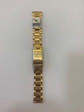 CINTURINO OROLOGIO ANSA 18 MM ACCIAIO LAMINATO ORO  -NUOVO-
